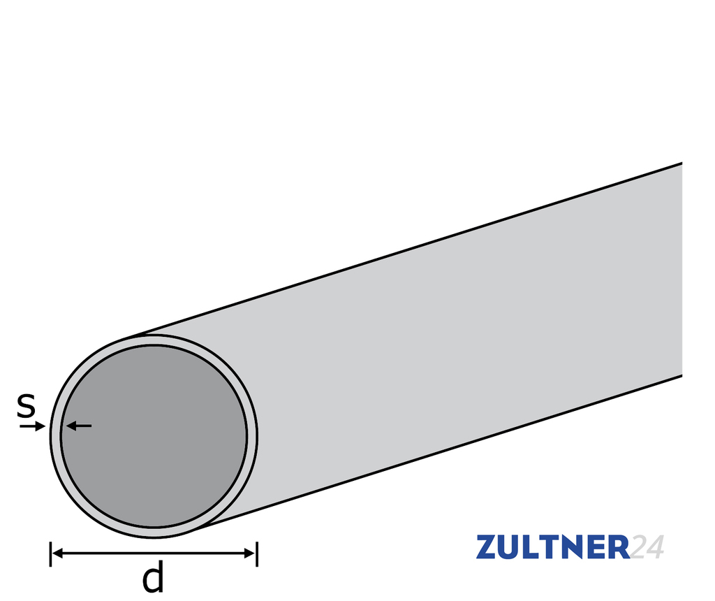 1 Alu-Scheibe aus ALMGSI1 AW-6082 Durchmesser Rund 125 mm Länge 25 mm 