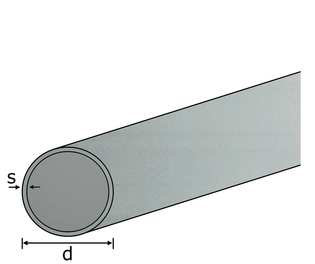 TUBE ALUMINIUM 6060 Ø6 - Métaux distribution