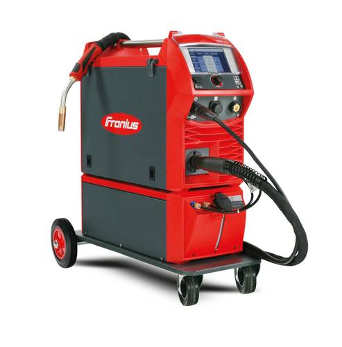 Fronius TPS 320i MIG/MAG Schweißgerät Puls Compact - Gasgekühlt - Fahrbar 3-320 A kpl.