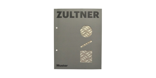 ZULTNER-Muster 1013 1.4301 (1.4404) Tränenblech 2B (IIIc) Mandorla-Light 2B/R11 (1,5 mm)