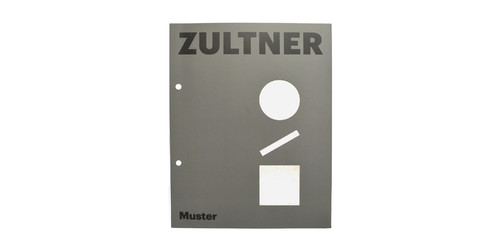 ZULTNER Pattern 1014 1.4016 Stainless steel sheet 2R (IIId) bright-annealed (1,0 mm)