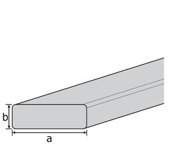 Carobronze flat bar CW453K (CuSn8) 15x20 mm half hard R450S EN12167 factory length 3 m